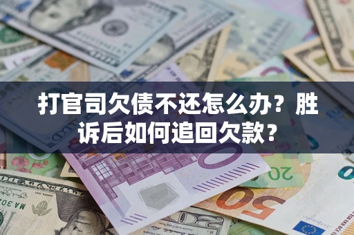 北京打官司欠债不还怎么办？胜诉后如何追回欠款？
