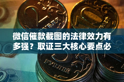 北京微信催款截图的法律效力有多强？取证三大核心要点必须知道！