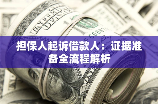 北京担保人起诉借款人：证据准备全流程解析