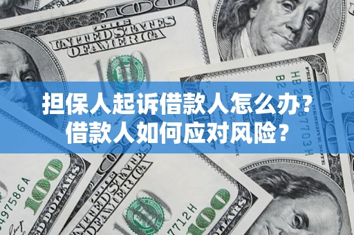 北京担保人起诉借款人怎么办？借款人如何应对风险？