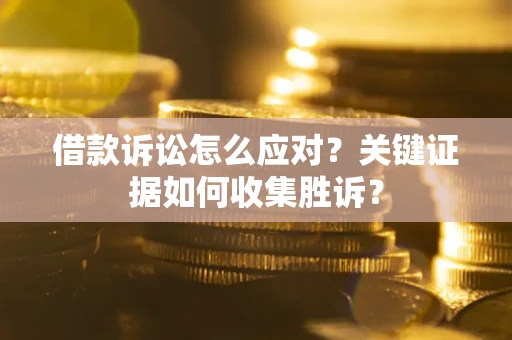北京借款诉讼怎么应对？关键证据如何收集胜诉？